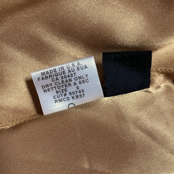 ♥️ VINTAGE: 90's Laundry by Shelli Segal | Velvet Floral Slip Dress Size 2 - Picture 5 of 5